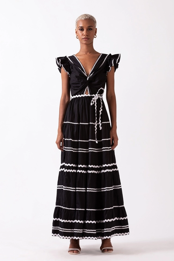 white christmas dresses Celina Moon Midi Dress main image 0