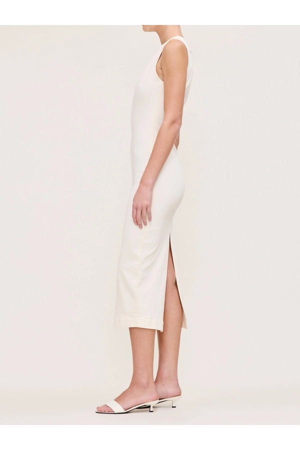 white christmas dresses DL1961 Esme Sleeveless Denim Dress – BLU'S main image 0