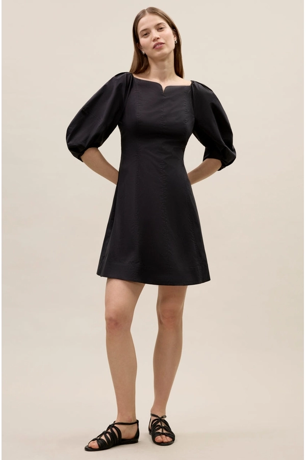 Isla Poplin Mini Dress by REBECCA TAYLOR at THE MILE