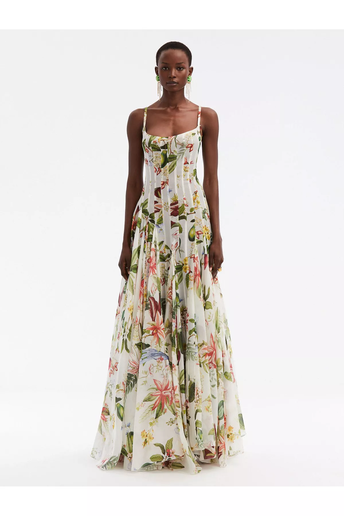 Flora Fauna Gazar Gown by Oscar de la Renta at THE MILE