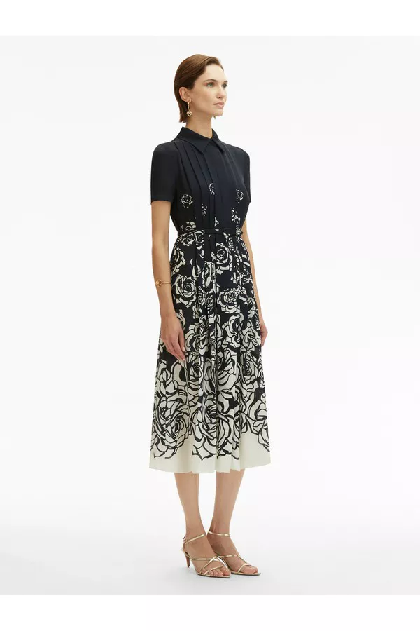 Abstract Degradé Rose Dress by Oscar de la Renta at THE MILE