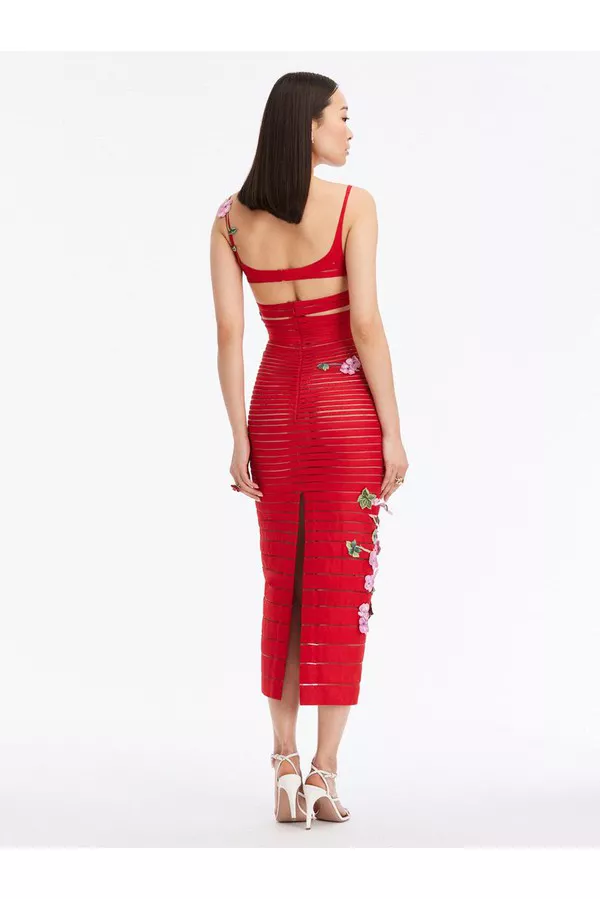 open lace back dress Smith & Quinn | The Cecily Dress - Geranium Pot | Women's Size XL / Final Sale | Floral Print