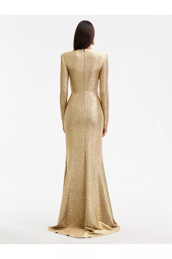 Lam Column Gown by Oscar de la Renta at THE MILE