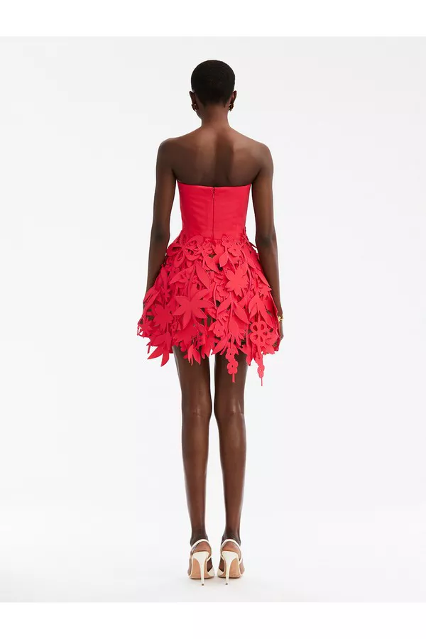 Papercut Flower Cocktail Dress by Oscar de la Renta at THE MILE