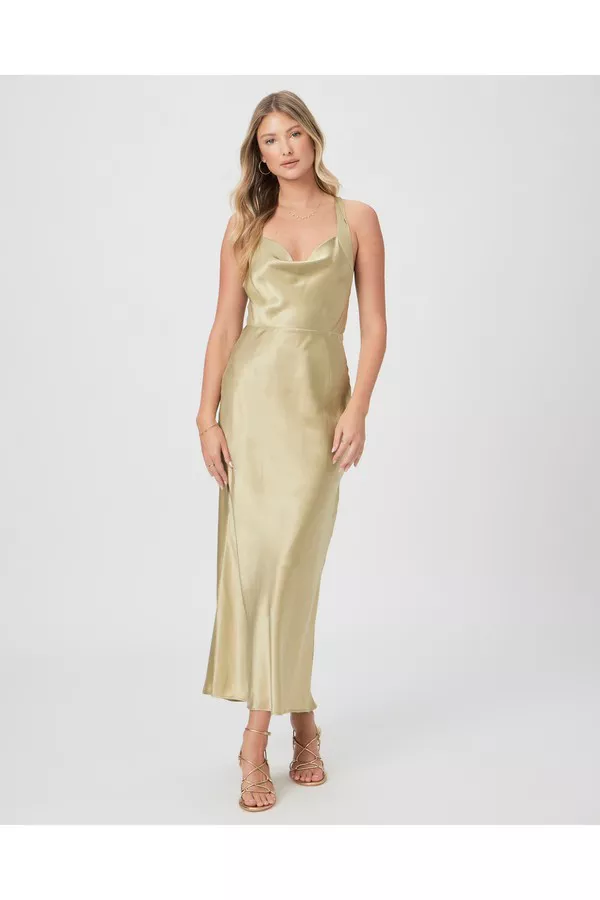 paige marcel midi dress Marcel Silk Blend Maxi Dress