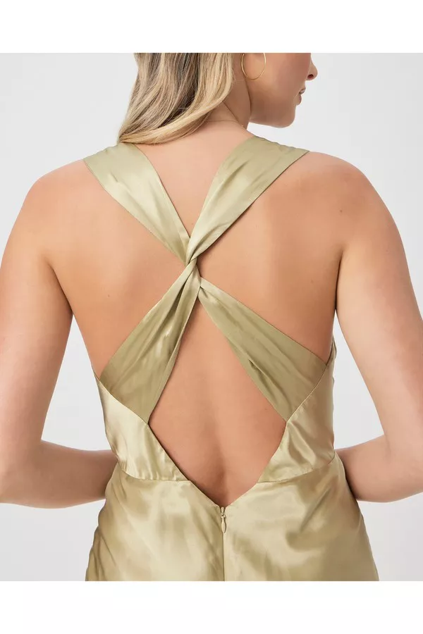 paige marcel midi dress Paige Marcel Dress In Olive