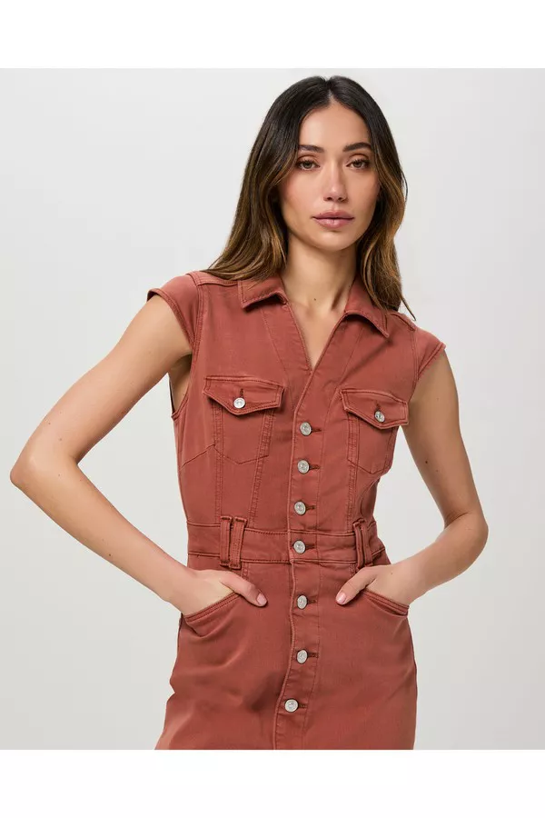 Jaxsyn Denim Dress by PAIGE at THE MILE