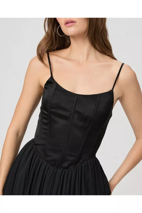 elke corset midi dress paige Elke Dress by PAIGE at THE MILE
