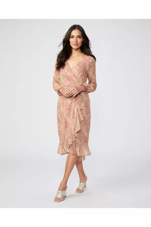 paige palazzo silk dress Sanderson X Paige // Palazzo Dress