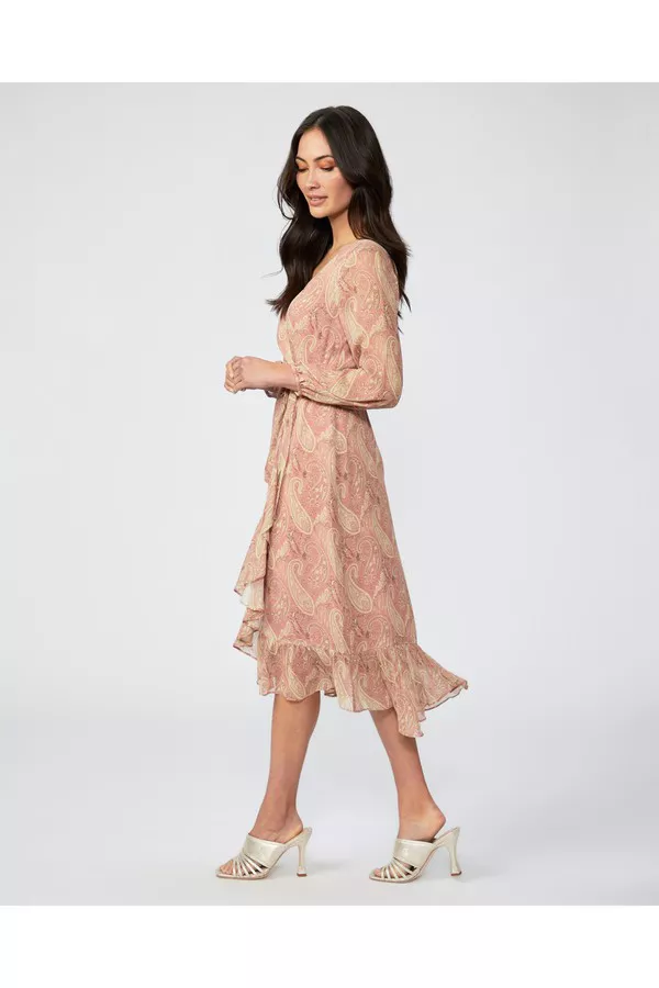 paige palazzo silk dress Sanderson X Paige // Palazzo Dress