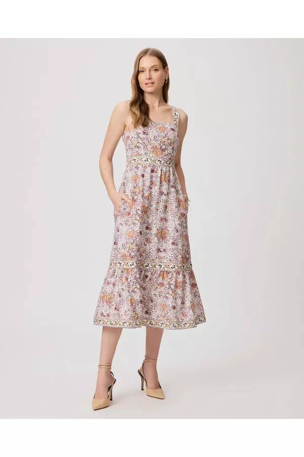 greece linen dresses Greek Style Linen Blend Draped Braids Kimono Cover Up Slit Maxi Dress main image 1
