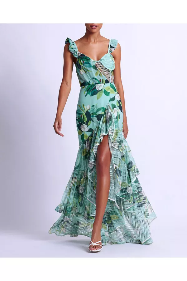 Magnolia Bustier Maxi Dress by PatBO at THE MILE Magnolia Bustier Maxi Dress by PatBO at THE MILE