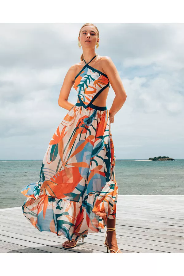 Rio Halter Beach Dress (Final Sale) by PatBO at THE MILE