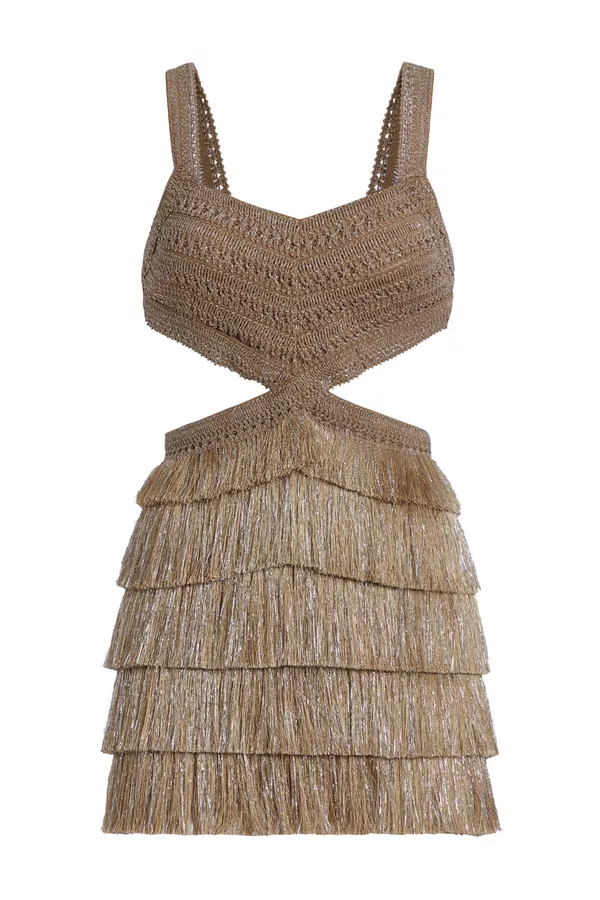 sparkly gold bodycon dress Alyce Paris 4943 - Short Hand Beaded Sheath Dress