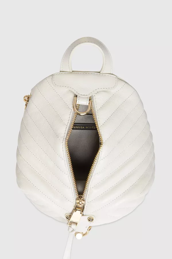 Small Julian Chevron Quilted Backpack by Rebecca Minkoff at...