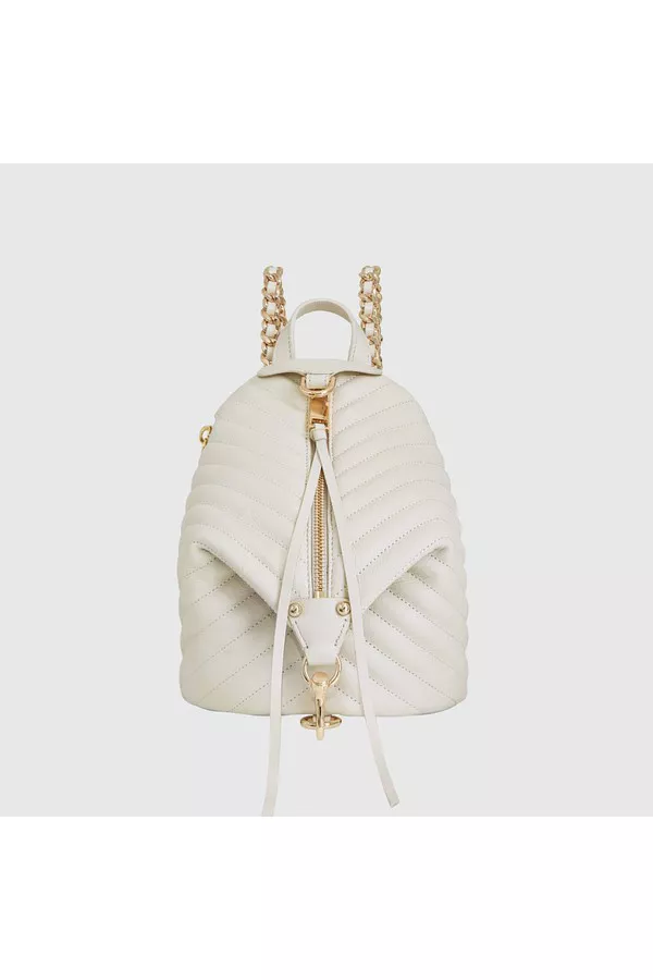 Small Julian Chevron Quilted Backpack by Rebecca Minkoff at...