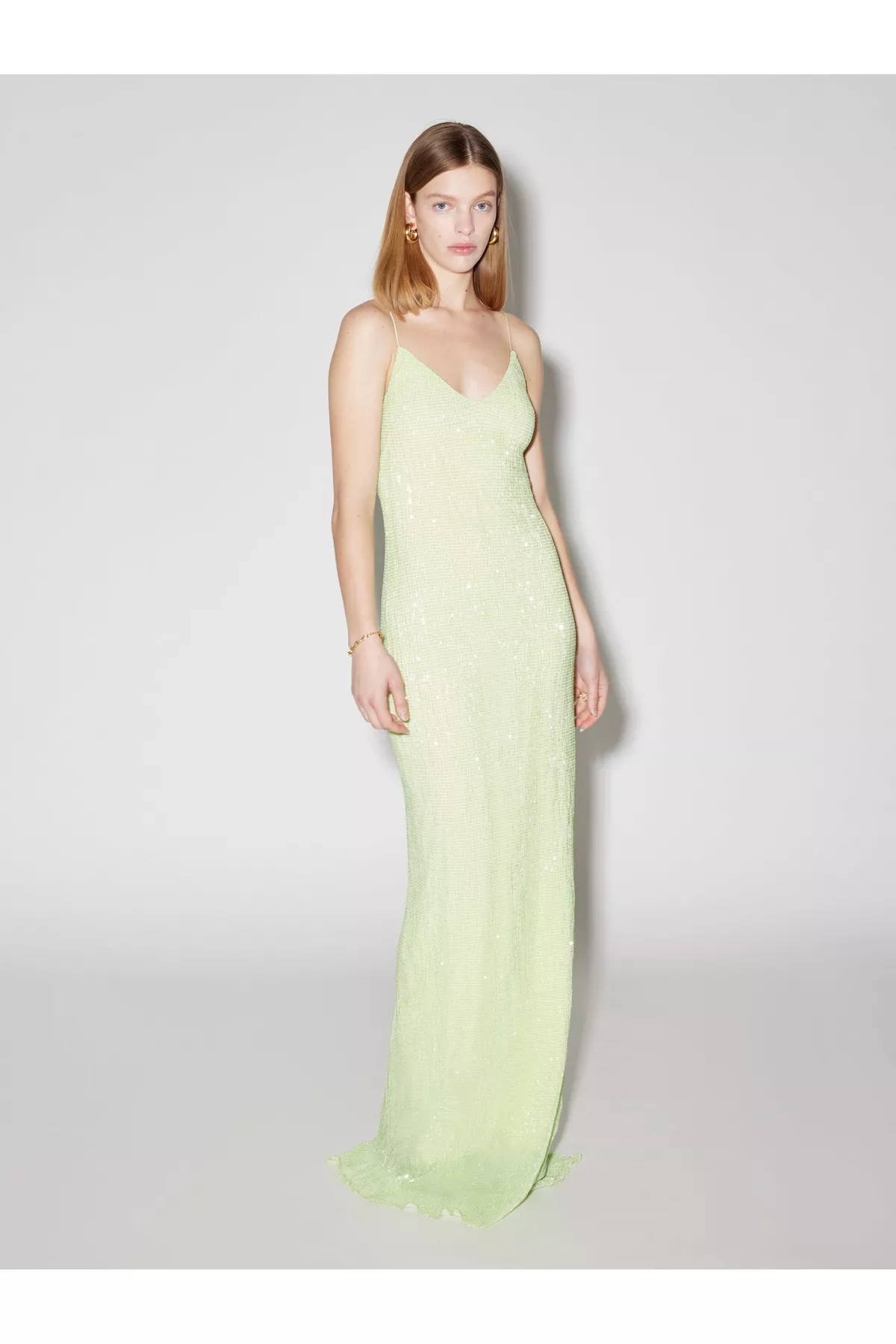rosetta getty sequin slip dress Rosetta Getty Sequin Slip Dress In White - 75% Off