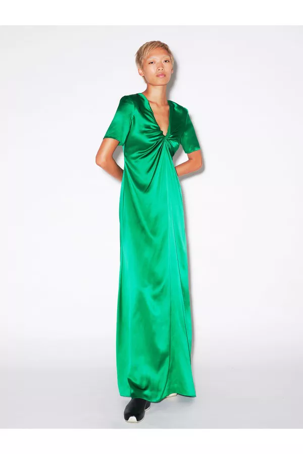 rosetta getty green dress POLO T-SHIRT DRESS