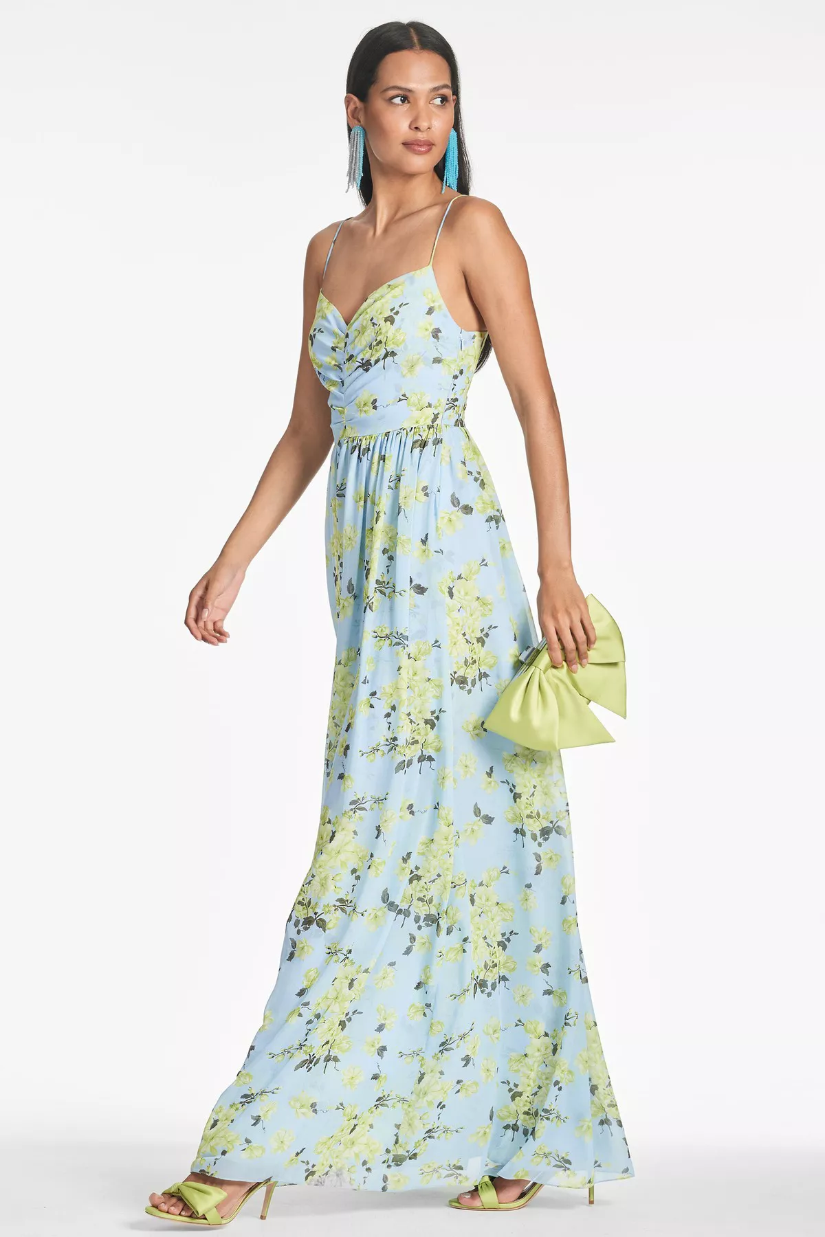 Sienna Gown - Sky Citrine Floral by Sachin & Babi at THE MILE