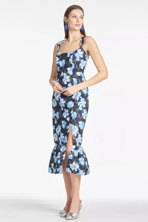 sachin and babi blue floral dress Sachin & Babi Terri Dress in Ice Blue main image 1