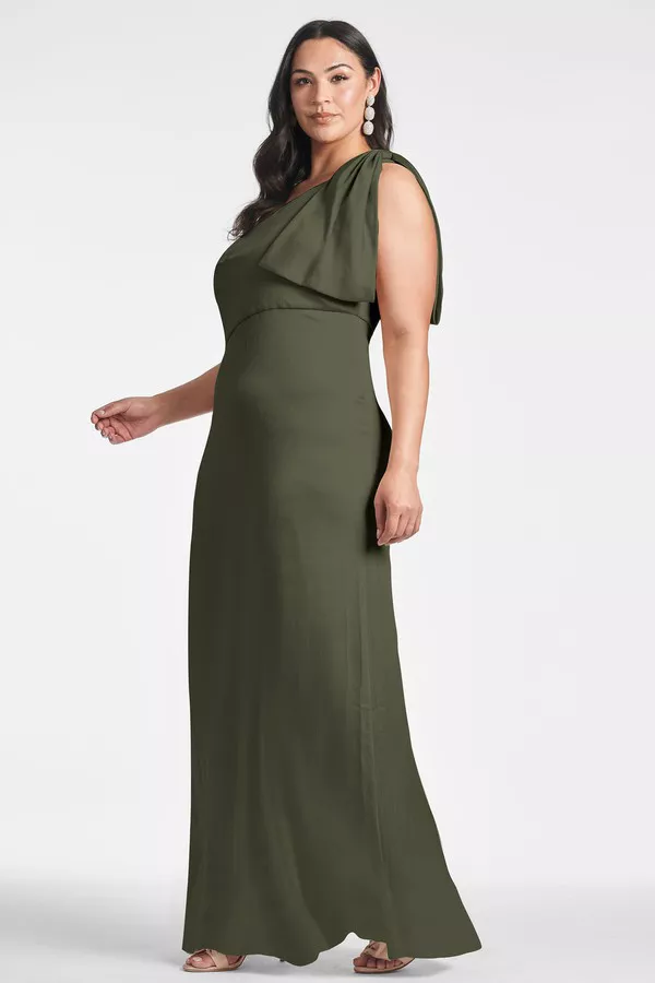 Chelsea Gown - Moss Green - Final Sale by Sachin & Babi at THE MILE