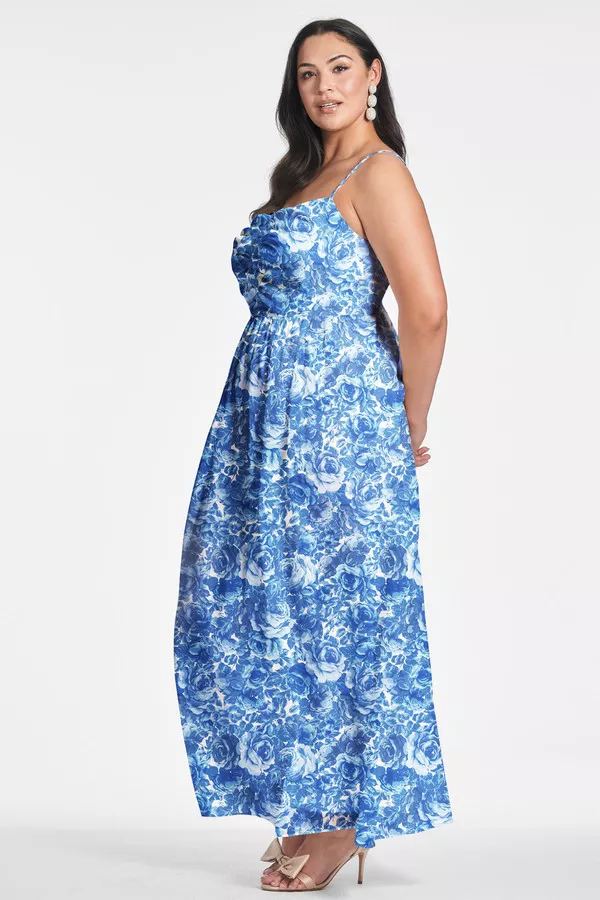 sachin & babi sienna stretch satin midi dress Sachin & Babi Sienna Stretch Satin Midi Dress