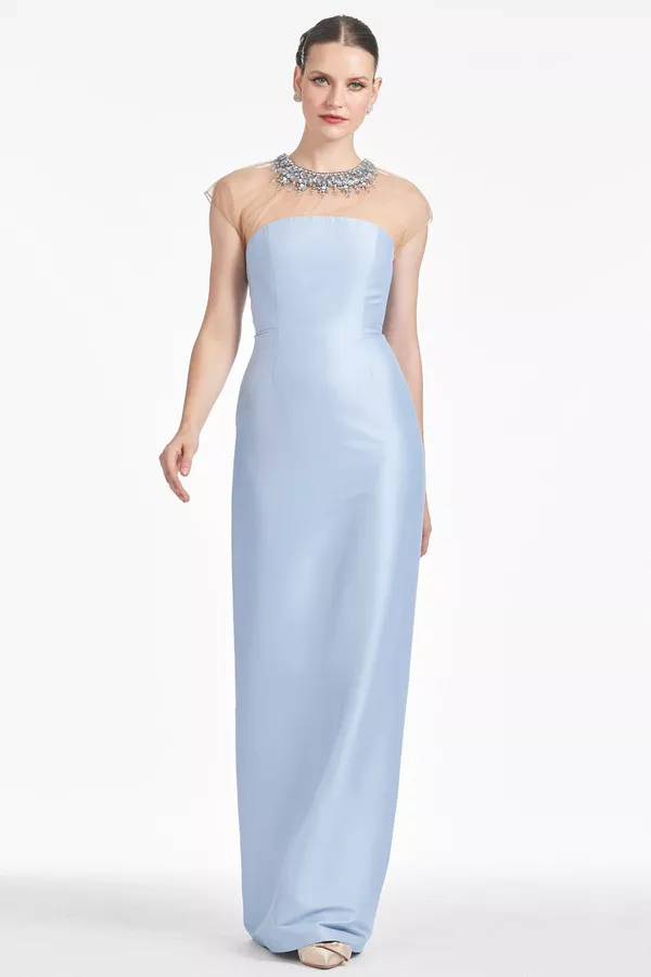 Irina Gown - Glacial Blue - Final Sale by Sachin & Babi at THE MILE Irina Gown - Glacial Blue - Final Sale by Sachin & Babi at THE MILE