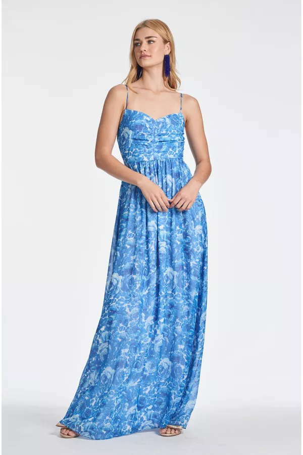 oatmeal bridesmaid dresses Alyce 61879 Prom Dress - Mediterranean Blue