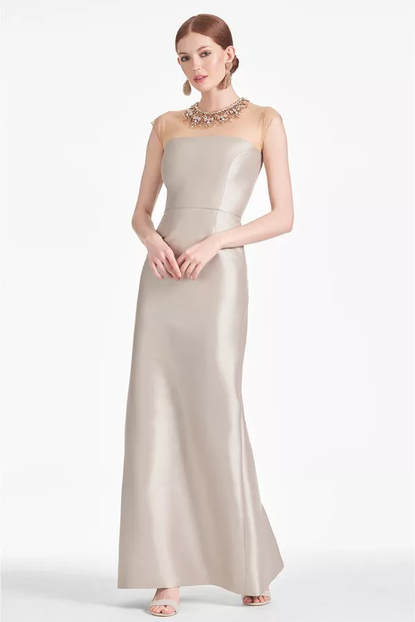 Irina Gown - Frosty Pewter - Final Sale by Sachin & Babi at THE MILE