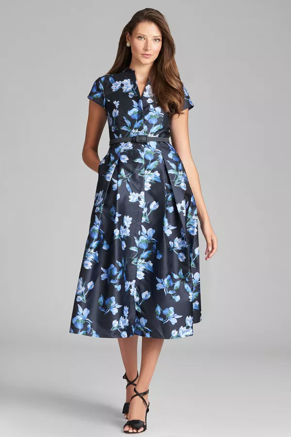 white christmas dresses VENETIAN HOLIDAY MIDI DRESS main image 0