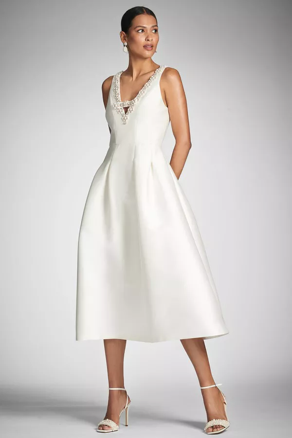 Millie Dress - Off White - Final Sale by Sachin & Babi at THE MILE Millie Dress - Off White - Final Sale by Sachin & Babi at THE MILE