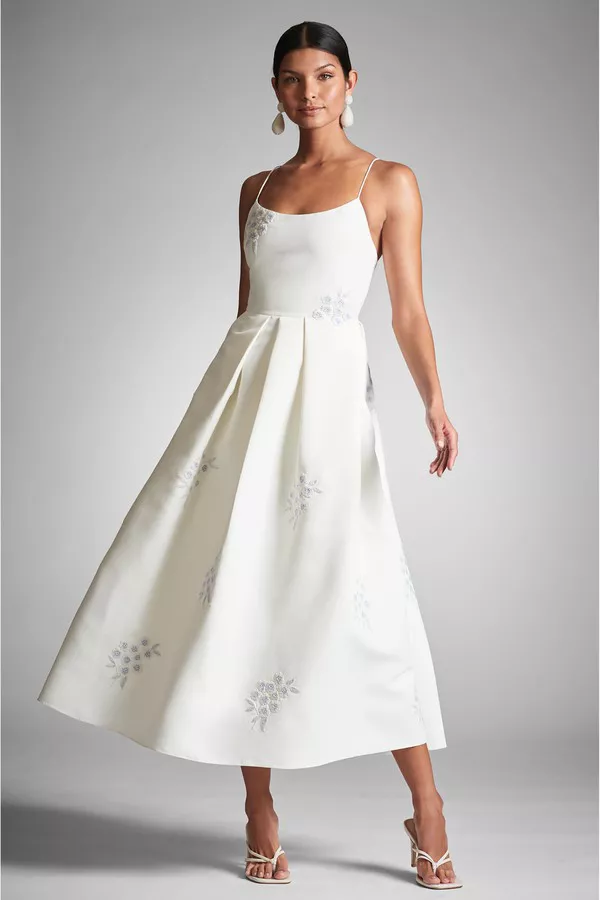 chinese dress ladies Audra Embroidered Maxi Dress main image 1