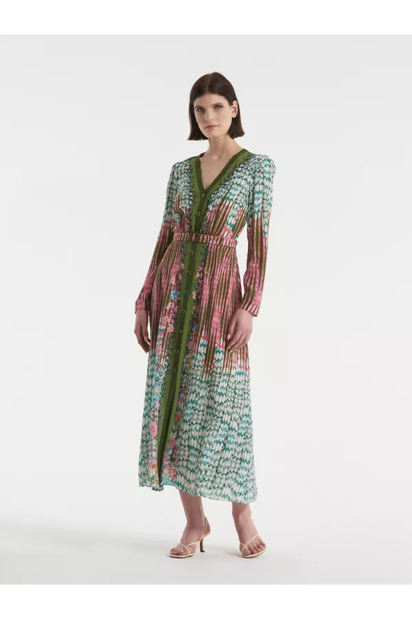 saloni lea shirt dress SALONI LEA DRESS | FLORENTINA GARDENI | FINAL SALE