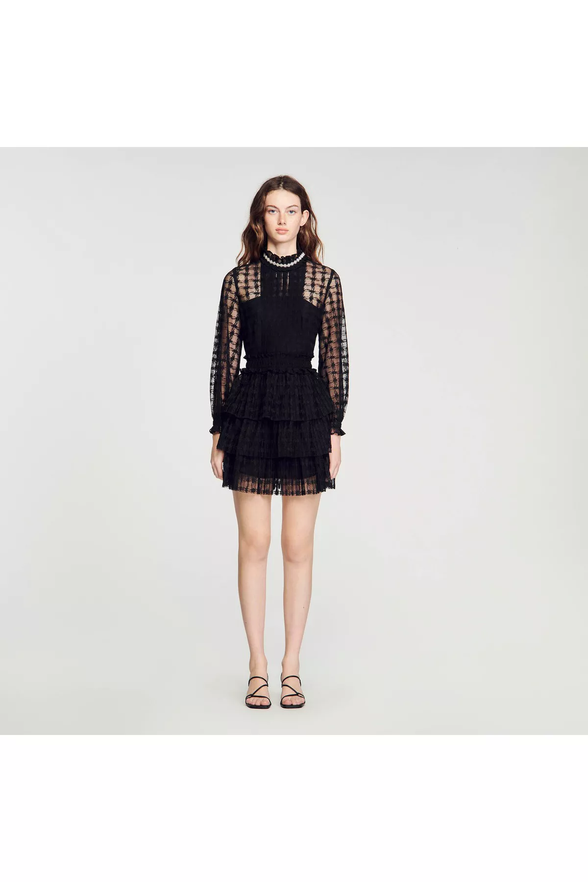 Short Lace Dress by Sandro at THE MILE