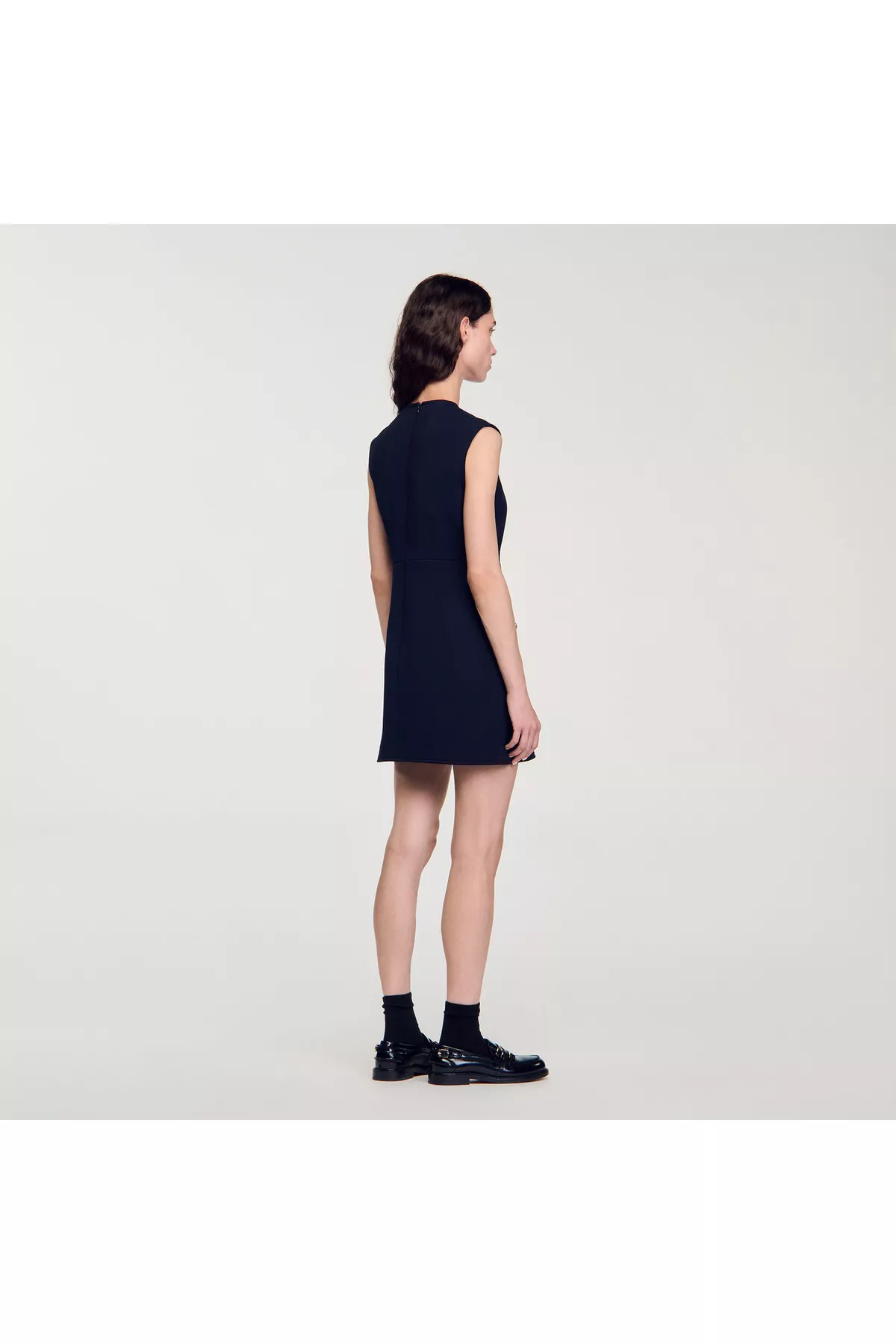 Mini Dress With Buttons by Sandro at THE MILE