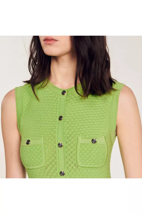 Knit Midi Dress by Sandro at THE MILE