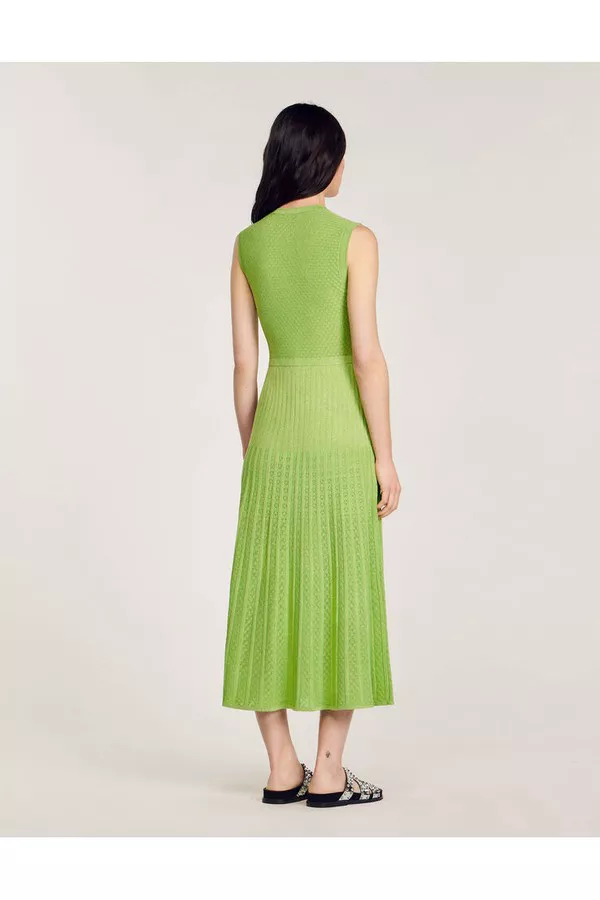 Knit Midi Dress by Sandro at THE MILE