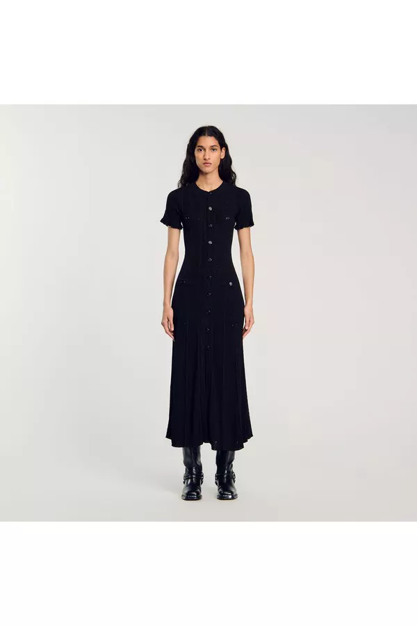 Knit Maxi Dress by Sandro at THE MILE