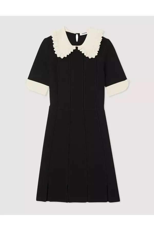 sandro short dress with peter pan collar Sandro Peter Pan Collar Dress