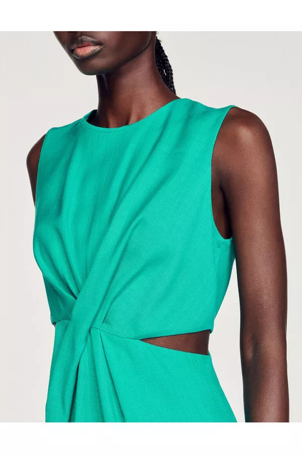 Short Dress With Cut-Outs by Sandro at THE MILE