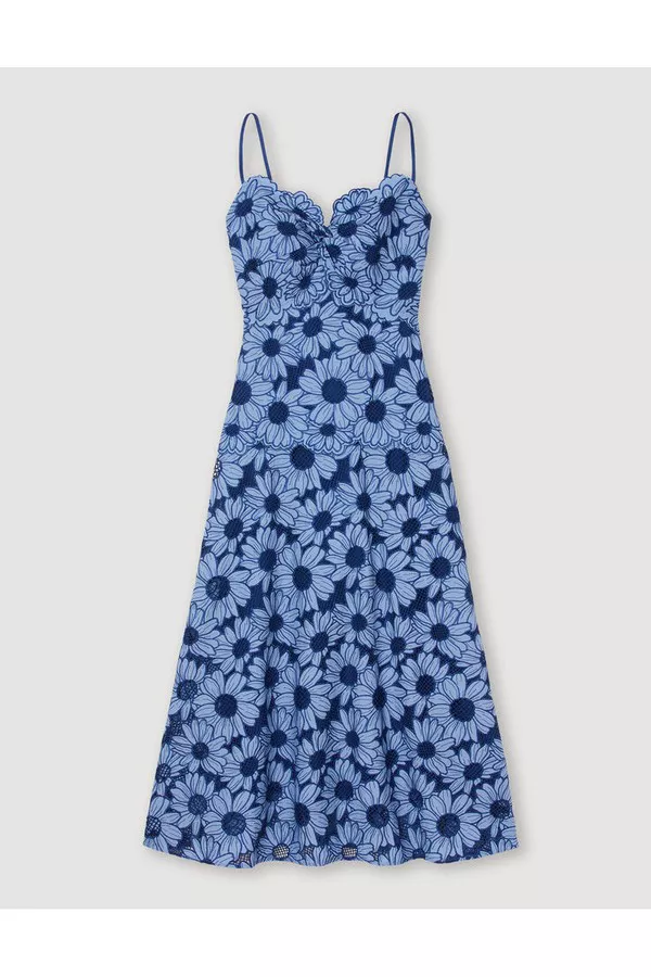 Daisy Guipure Midi Dress by Sandro at THE MILE Daisy Guipure Midi Dress by Sandro at THE MILE