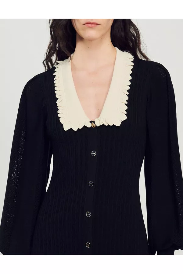 Long Dress With Long Sleeves by Sandro at THE MILE