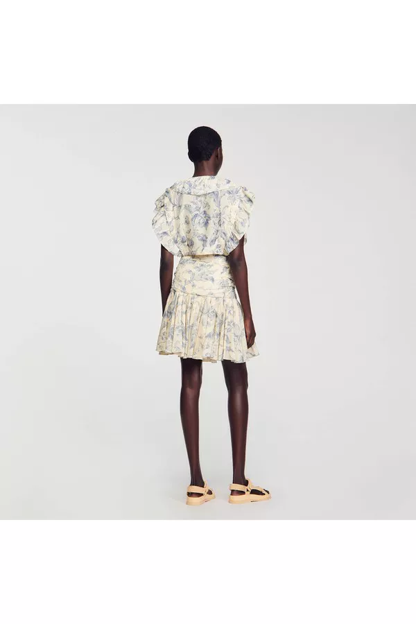 sachin and babi light blue dress Angelina Ruffle Dress by Sandro