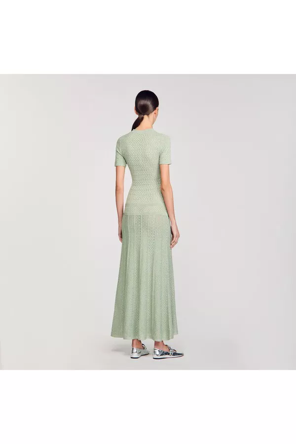 Knit Maxi Dress by Sandro at THE MILE Knit Maxi Dress by Sandro at THE MILE