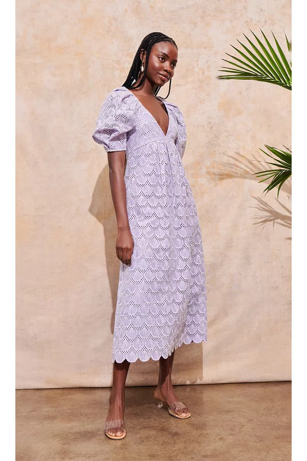 saylor midi dress Saylor Kesara Dress Striped / L