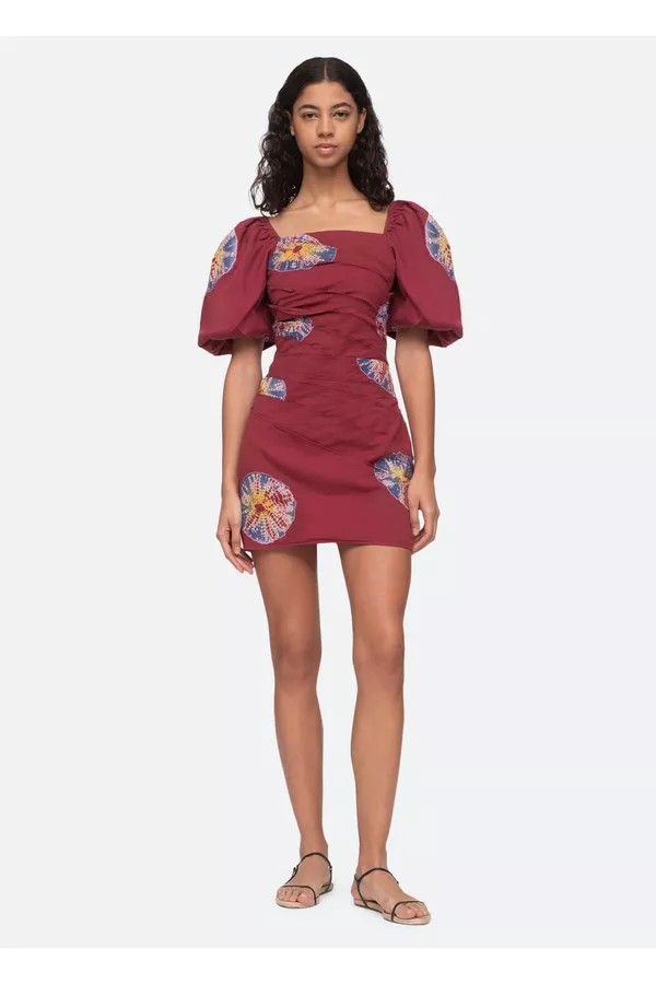 strapless open back dress Imogen Dress – Sea, New York main image 1
