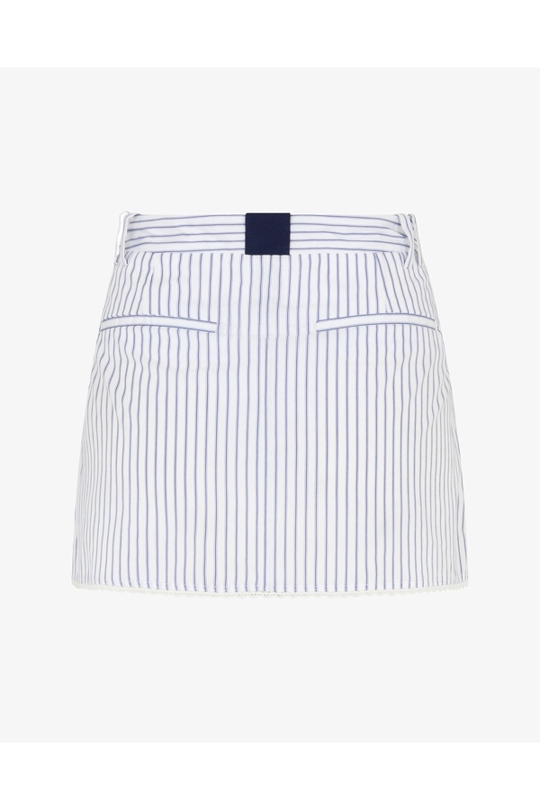 ミニスカート Serena Bute Striped Serena Mini Skirt - Navy/White Striped Serena Mini Skirt - Navy/White by SERENA BUTE at THE