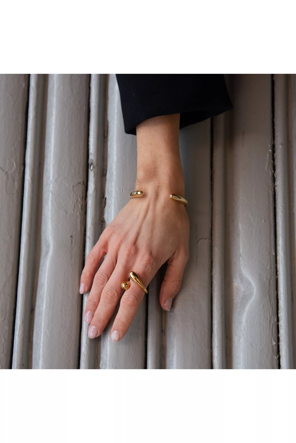 Delicate Dash Cuff Bracelet by Soko at THE MILE