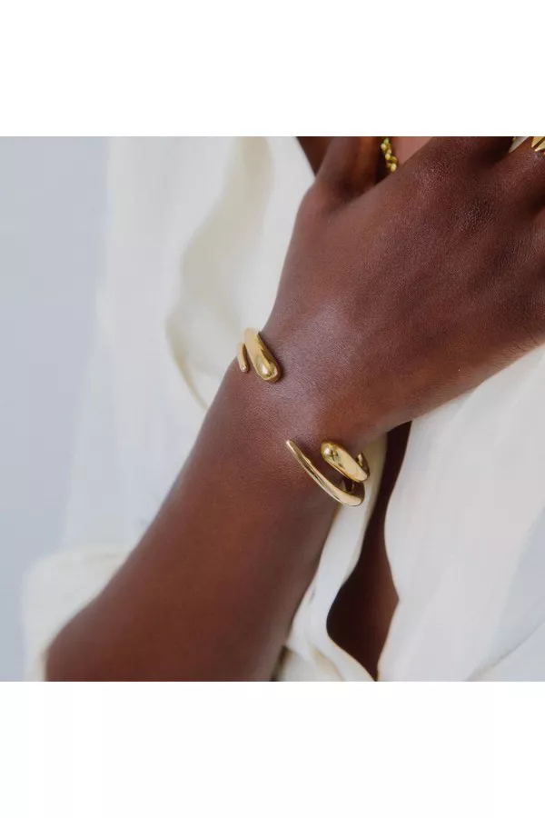 Delicate Dash Cuff Bracelet by Soko at THE MILE