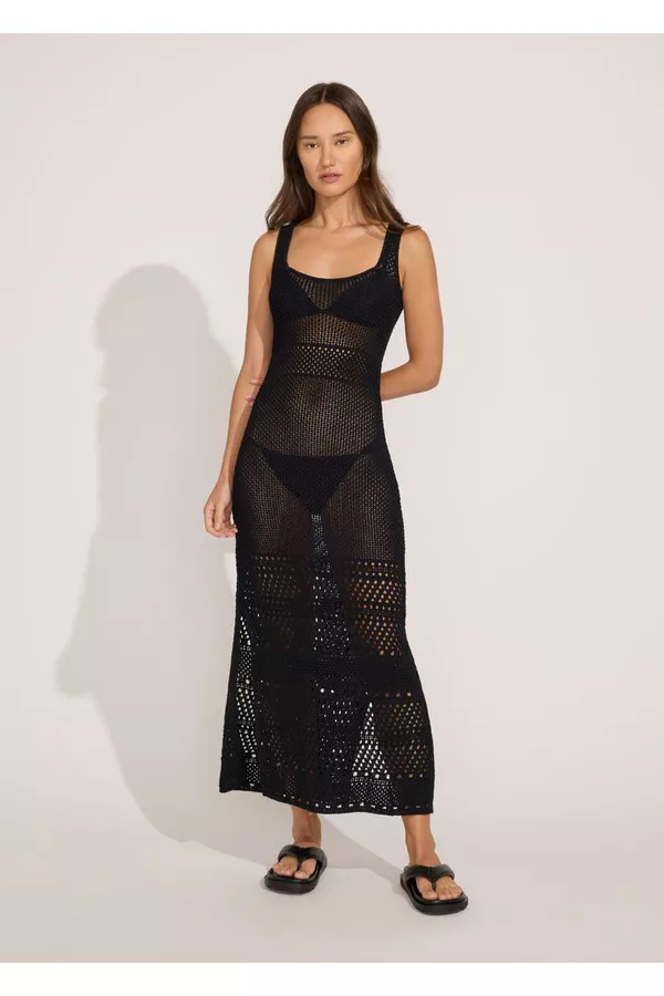 solid and striped crochet dress Solid & Striped 2020 crochet-knit Dress | White